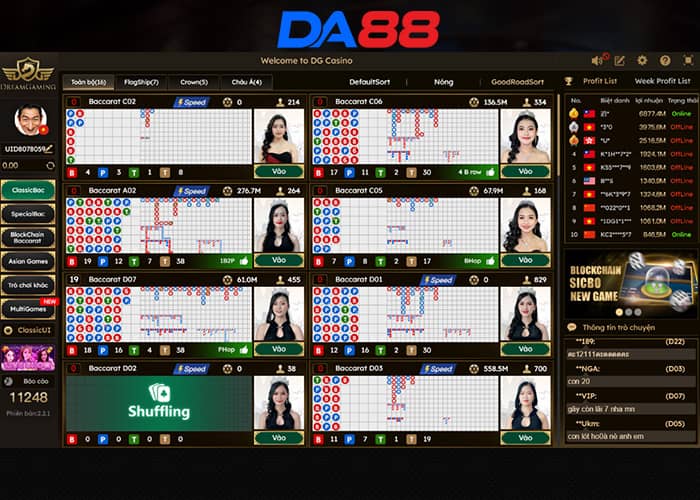 Các bước tham gia Live Casino DA88